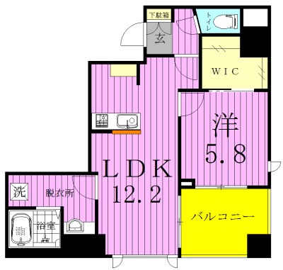 フェリス　コート 0810号室 間取り