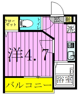 MELDIA西新井本町  間取り図