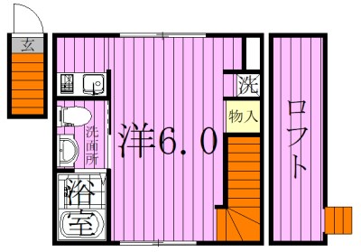 グランシャレー梅島Ⅱ 間取り図