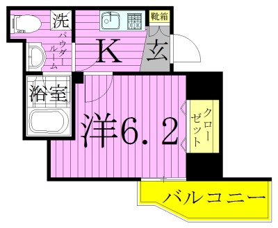ベルシード千住パークサイド 間取り図