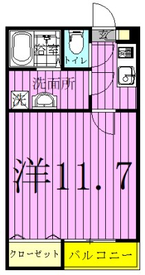 ＩｏＴレジデンス南流山 102号室 間取り
