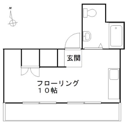 ももやビル 202号室 間取り