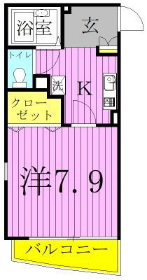 ミレニアムハイツ 405号室 間取り