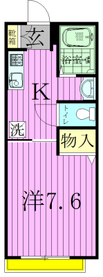 ミラージュコート 207号室 間取り