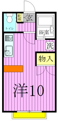 パークプログレス竹の塚Ａ 間取り図