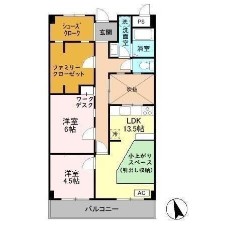 ルイメゾン2 302号室 間取り