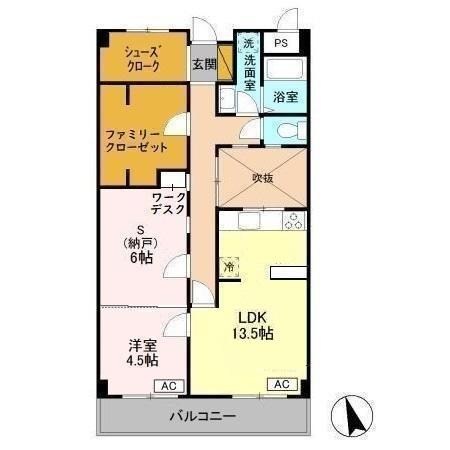 ルイメゾン2 302号室 間取り