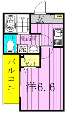 AJ四ツ木2 間取り図