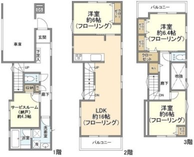 Kolet西新井栄町 間取り図
