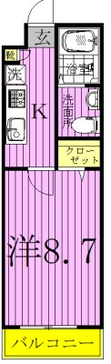 アーバハイツ扇大橋 間取り図