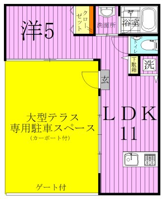 メゾン・ブラン２ 間取り図