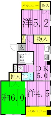 秋桜林 間取り図