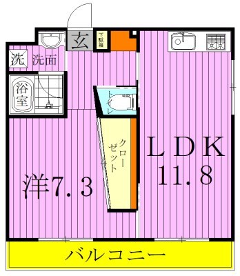ラフィーネブラン 間取り図