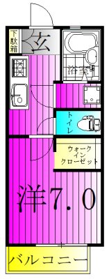 アパートメントK　vol.V 203号室 間取り