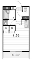 サンタフェスクエア 113号室 間取り
