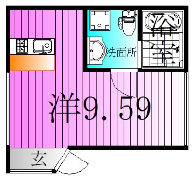 trias333~トリアスサンサンサン~ 間取り図