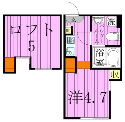 ＪＯＹ　ＣＵＢＥ 間取り図