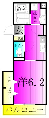 リバービレッジ  302号室 間取り
