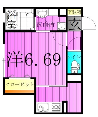 ファミユＤ 間取り図