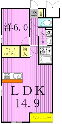 ピエールマルミット１ 間取り図