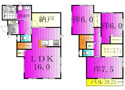 Kolet松戸上矢切 間取り