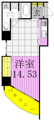 グランドルチェ５ 403号室 間取り
