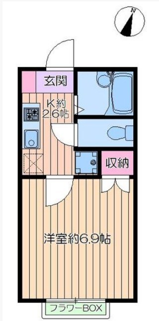 エコ・ライズⅠ 103号室 間取り