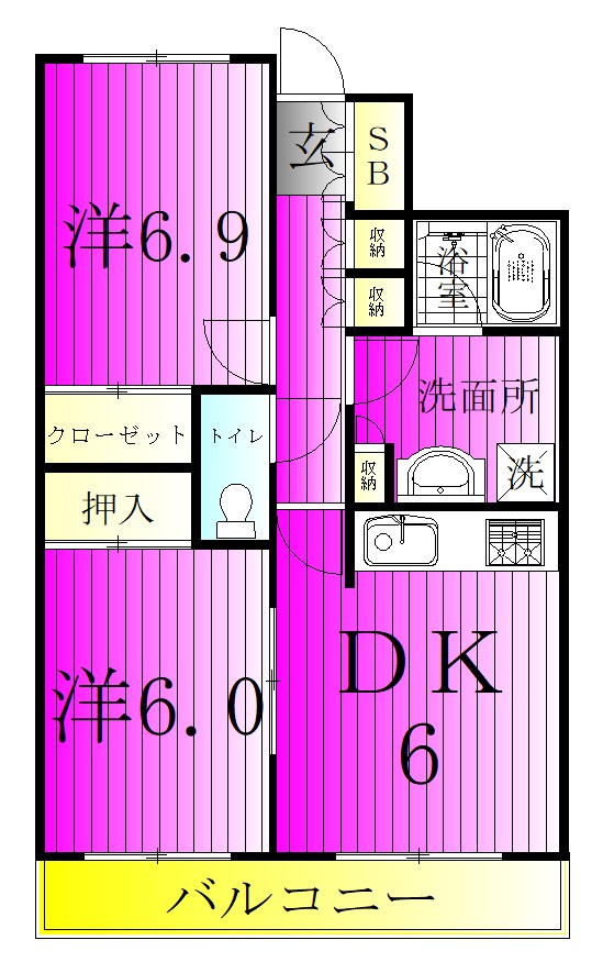 INSURANCE　BLDG.ⅩⅨ 間取り
