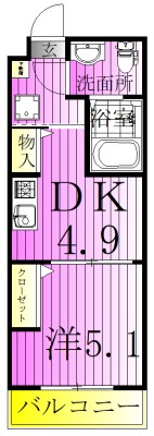 GRANPASEO舎人 間取り図
