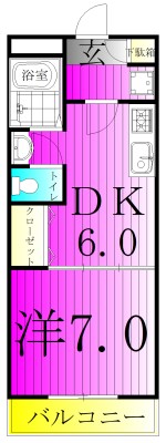 ヤマユウ第４ビル 307号室 間取り