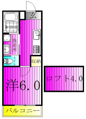 Like北柏 201号室 間取り