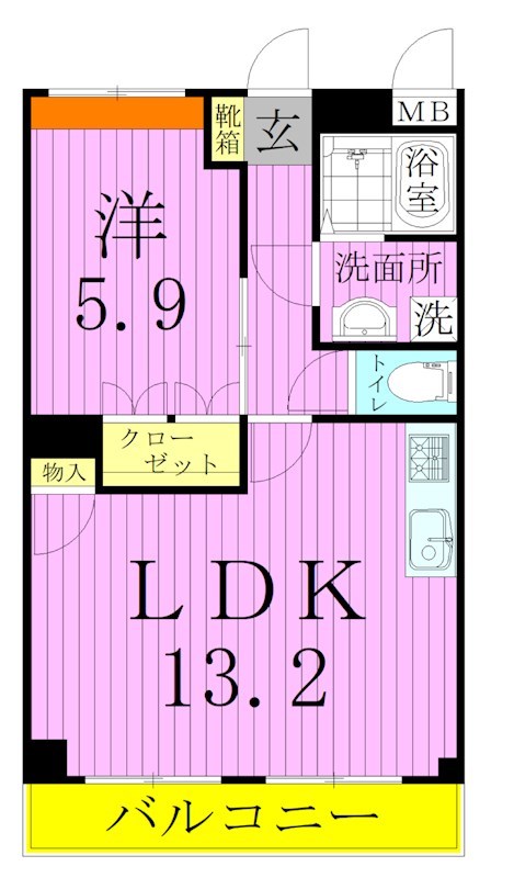 マスターピース 間取り図