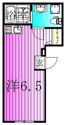 カーサムジカ北千住 間取り図