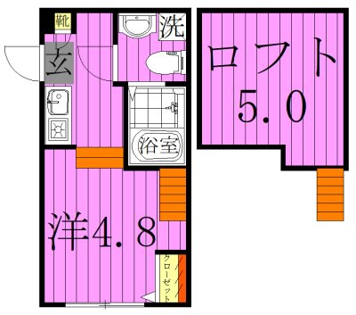 ブランニューデイズ梅島  間取り図