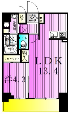 ORSUS　UMEJIMA 間取り図