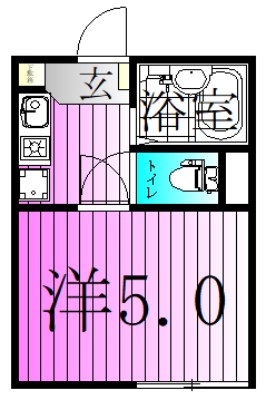 Reberty北千住 間取り図