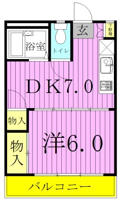 ぷれじーるイソガイⅡ 間取り図