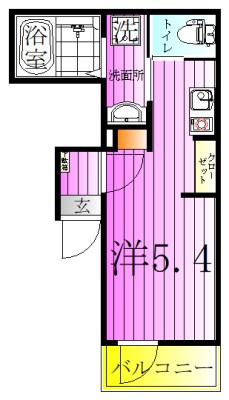 メルディア扇大橋 間取り図
