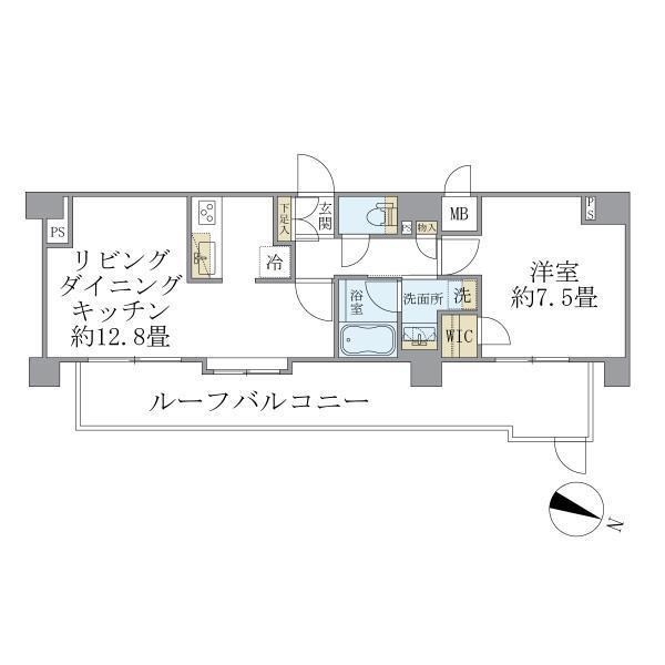 COCO-CHILL KAMEARI 間取り図