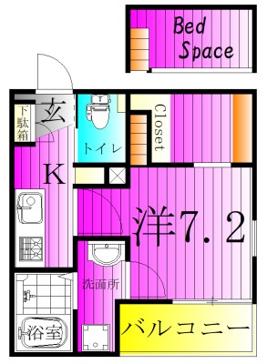 セインコート松戸 304号室 間取り