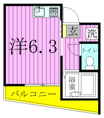 ミレアビターレ北千住 間取り図
