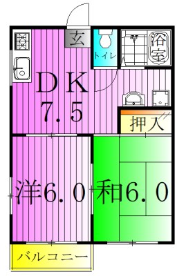 グリーンパーク 間取り図