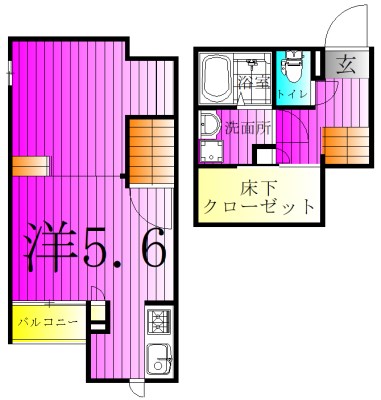 CB北柏アリビオ 101号室 間取り