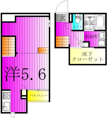 CB北柏アリビオ 103号室 間取り