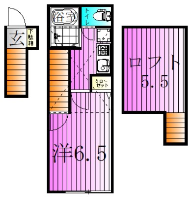 ベラフィオーレ西綾瀬 間取り図