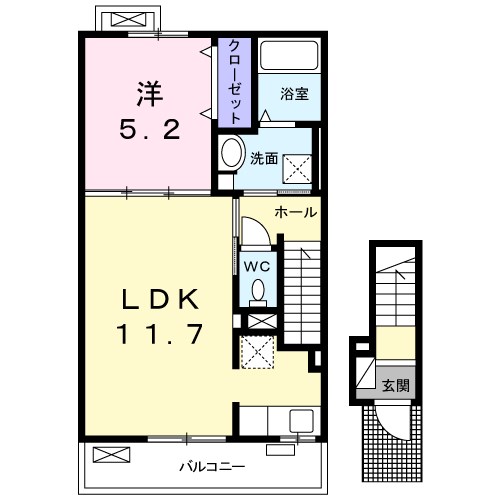 アルカンシエル3  間取り図