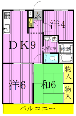 ロイヤルハイツ（豊四季） 201号室 間取り