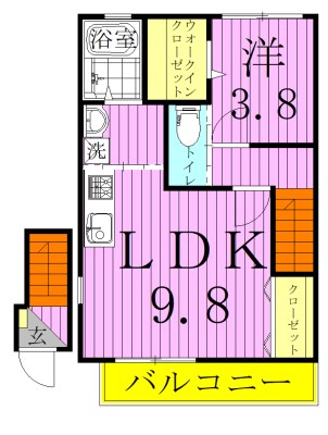 カメリアＢ  間取り図