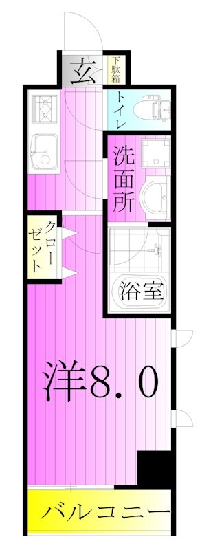 LEXE綾瀬 間取り図