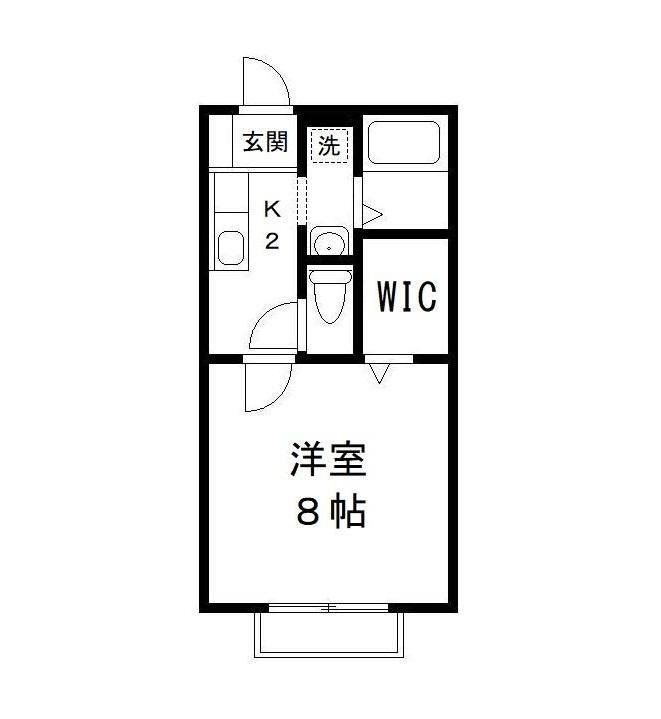 OASE 202号室 間取り